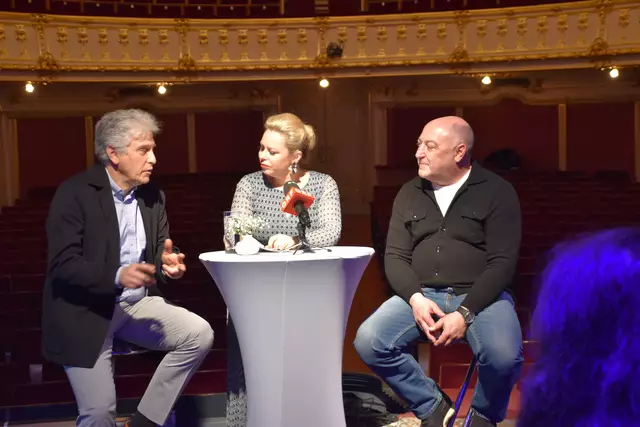Michael Kraus, Daniela Fally und Rudi Roubinek. | Foto: Preineder