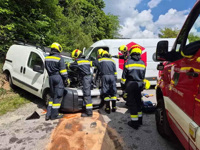 Mithilfe einiger Einsatzkräfte wurde die Frau geborgen. | Foto: www.einsatzdoku.at