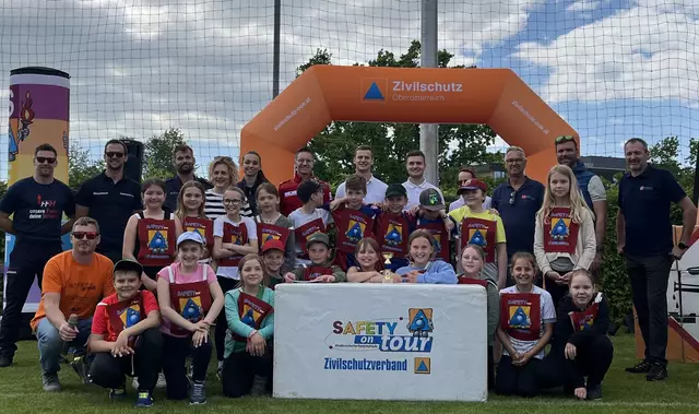 Das Siegerteam aus Unterweißenbach | Foto: Zivilschutz OÖ
