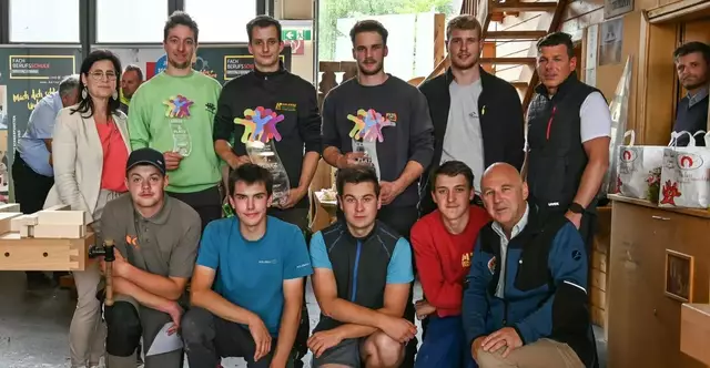 Raphael Haas, Noah Koch und Georg Malle sicherten sich einen Platz am Siegertreppchen. | Foto: WK