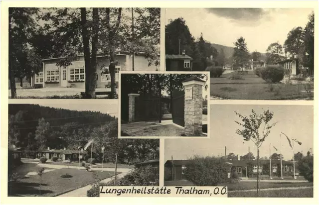 Die damalige Lungenheilstätte Thalham bei St. Georgen.
 | Foto: Heimatverein Attergau 