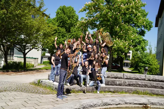 Die "Junge Bürger Musi" unter der Leitung von Cornelia Urban. | Foto: SBV