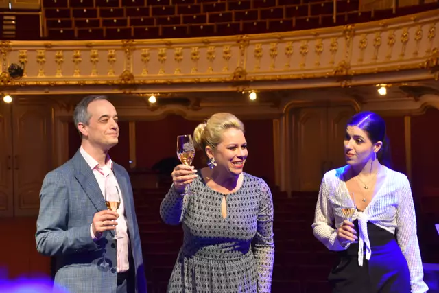 Adrian Eröd, Daniela Fally und Florentina Serles bei der Präsentation vom Klassik.Klang berndorf 2025 - und bald zu hören bei der Fledermaus. | Foto: Preineder