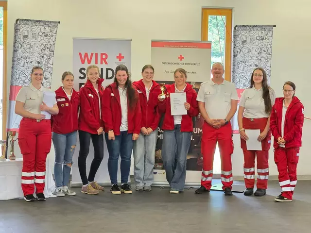 Neben dem Bezirks-Jugendbewerb (Bild) fanden in den vergangenen Tagen auch noch die Einsatzfahrerprüfung sowie die Bezirksversammlung statt. Dort wurden die beeindruckenden Einsatzzahlen des Jahres 2024 präsentiert. | Foto: Rotes Kreuz Liezen