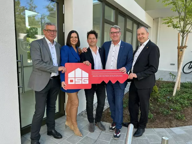 Kürzlich fand in Breitenbrunn eine Eröffnungsfeier für 39 Betreute Wohneinheiten statt. | Foto: Büro Landtagspräsidentin Astrid Eisenkopf