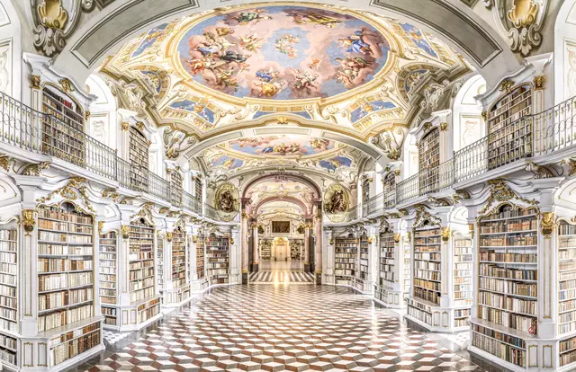 Von der Instagram-Community "1000libraries", die über 1,2 Millionen Follower zählt, wurde die Klosterbibliothek als eine der zehn schönsten Bibliotheken der Welt nominiert. | Foto: Stefan Leitner