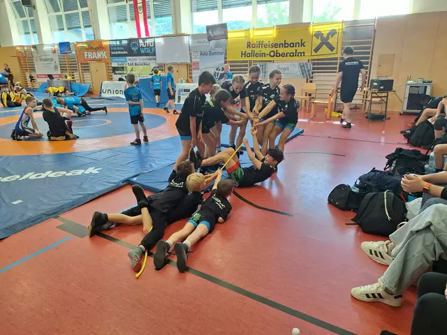 Die Ringerinnen und Ringer der KSV Söding sind ein verschworener Haufen. | Foto: KSV Söding