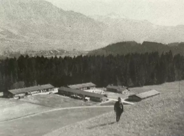 Das Flüchtlingslager in Nußdorf bestand von 1945 bis in die 1950er-Jahre. | Foto: Sammlung Gebetsberger /AtterWiki