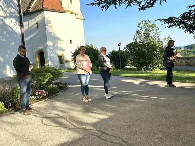 Johannes Lang, Sarah Keimel, Barbara Wonisch und Hannes Prassl (v. l.)  | Foto: Lenz 