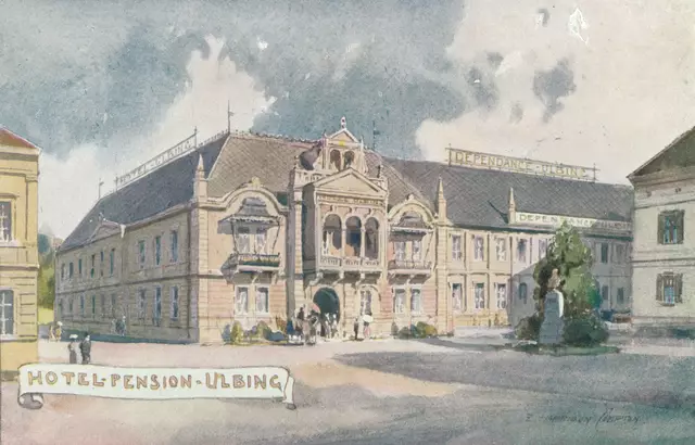 Hotel Ulbing am Kaiser Franz Joseph Platz: Das Haus des Tourismuspioniers und Ehrenbürgers Ernst Ulbing, heute das Hotel Villa Bulfon. | Foto: Archiv der Marktgemeinde Velden a. W.
