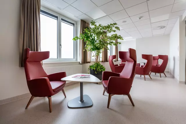 Der Lounge Bereich: gemütliches, lichtdurchflutetes Ambiente. | Foto: OÖG
