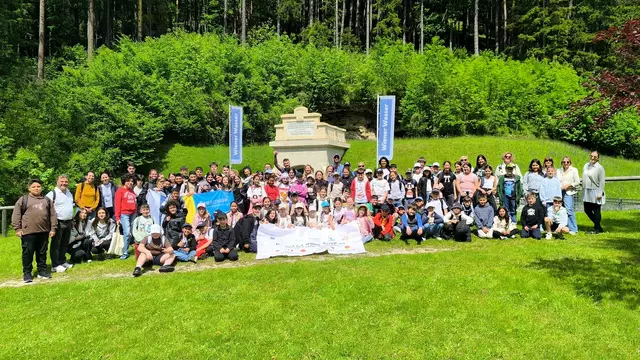 Die GTSV Am Hundsturm besuchte gemeinsam mit Erasmus-Schülerinnen und Schülern aus fünf Nationen die Wiener Hochquelle in Reichenau an der Rax. | Foto: zVg