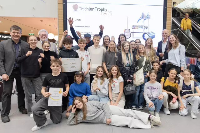 1. Platz (ex aequo): „Harmonie aus Holz“
MS Niederndorf, 3b | Foto: Christian Forcher