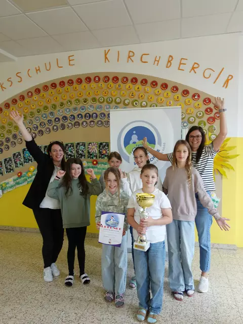 Die Volksschule Kirchberg an der Raab holte beim Pinguincup Platz eins. | Foto: ÖJRK