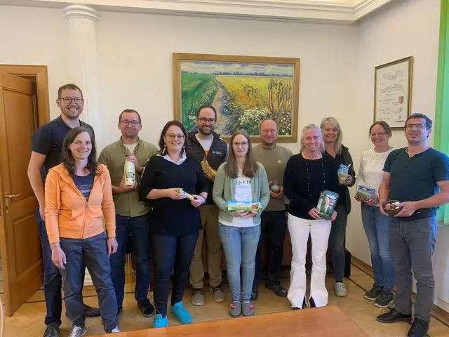 Markus Rabl, Michaela Schnabl, Christian Breiteneder, Monika Huber, Christopher Edelmaier, Katharina Krapfenbauer, Andreas Schnabl, Alexandra Hipp, Karin Filler, Bettina Kienmayer und Thomas Schnabl. | Foto: Marktgemeinde Schweiggers