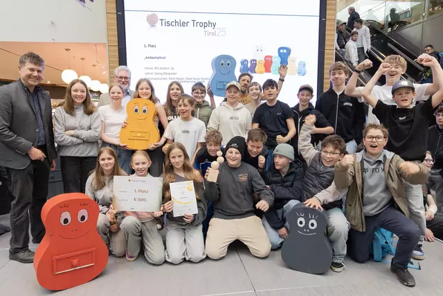 1. Platz: „Barbapappas“
MS Alpbach, 3a | Foto: Christian Forcher