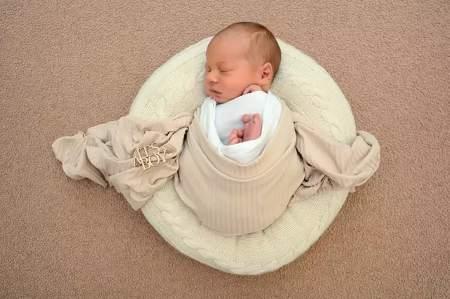 Name: Elias
Geburtsdatum: 30.04.2025
Gewicht: 3.620 g
Größe: 53 cm
Eltern: Sabrina und Christoph Thonhauser aus Knittelfeld | Foto: Babysmile