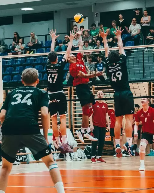 Die jungen Zwettler verloren in zwei Sätzen gegen die hervorragenden Wiener und beendeten diese ÖMS mit der Topplatzierung Zwei. | Foto: Union Raiffeisen Waldviertel