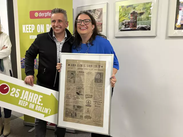 Überraschung für Peter und Claudia Pfeil. | Foto: Marlene Trenker