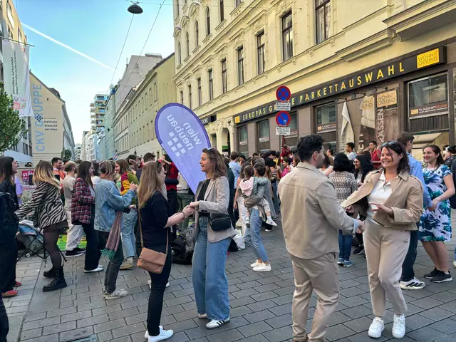 Die Eröffnung fand in der Lindengasse/Ecke Neubaugasse statt. | Foto: Pia Rotter/MeinBezirk