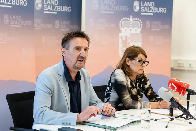 „Trotz Rezession und Kostendruck konnten wir sämtliche Wohnbauziele erreichen“, zeigt sich Landesrat Martin Zauner zufrieden. | Foto: Land Salzburg/Neumayr/Hofer