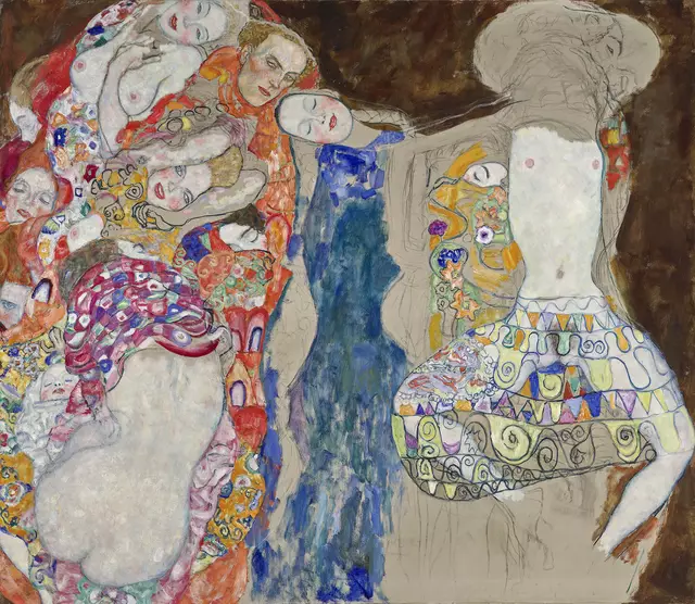 Im Oberen Belvedere wird Gustav Klimts Werk "Die Braut" (1917/18) gezeigt und dessen Geschichte beleuchtet.  | Foto: Klimt-Foundation, Wien