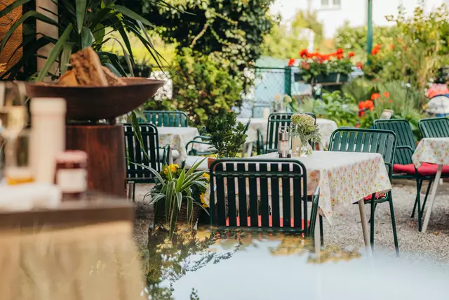 Eine traumhafte Idylle im Gasthaus Martinek. | Foto: Niederösterreich Werbung/ Daniela Führer