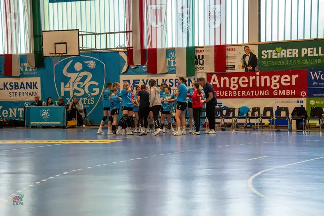 Die HSG U-13-Mädchen spielten ein großartiges Turnier und belegten am Ende Rang vier in Bärnbach. | Foto: HSG Xentis Lipizzanerheimat