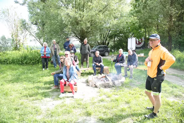 Bei der Eröffnung der Ökostation am 9. Mai. | Foto: Gerald Puchberger