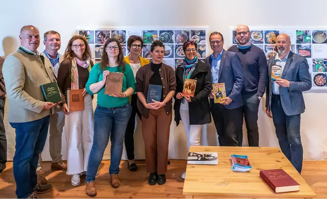 Mit der Informatik-Mittelschule Orth/Donau und dem museumORTH fand das Schulprojekt "Leichte Küche aus schweren Zeiten" statt. | Foto: Alfred Horak