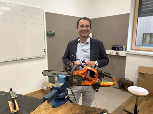 Florian Hader, der Leiter am Waldcampus in Traunkirchen.  | Foto: MeinBezirk/Auer