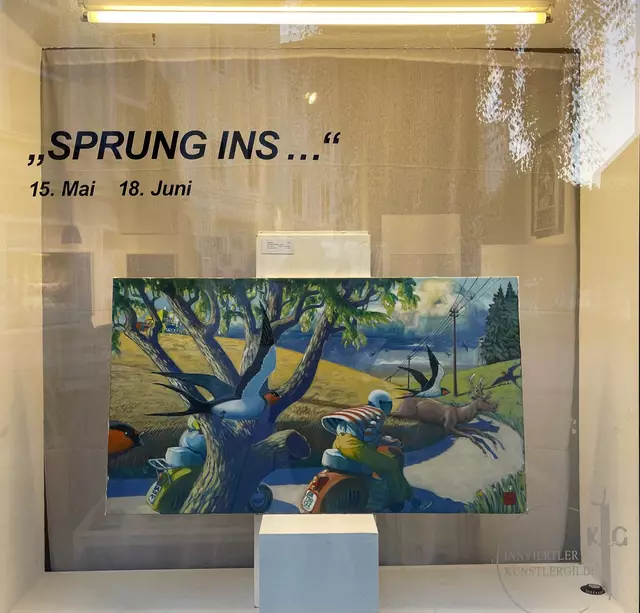 Auslage in der Galerie der Künstlergilde am Kirchenplatz 11 | Foto: Josef Goldhofer