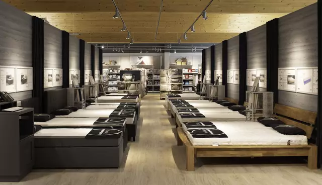 Das Kernstück des Stores bildet das Matratzenstudio. | Foto: JYSK