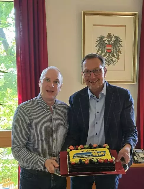 Martin Dettelbacher und Klaus Höllerl | Foto: Marktgemeinde Schlüßlberg