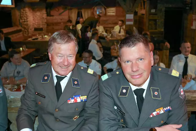 (v.l.) Gerhard Wechselberger (Bezirksrettungskommandant und Bezirksgeschäftsführer), Markus Moser (Bezirksrettungskommandant-Stellvertreter) | Foto: Rotes Kreuz Salzburg