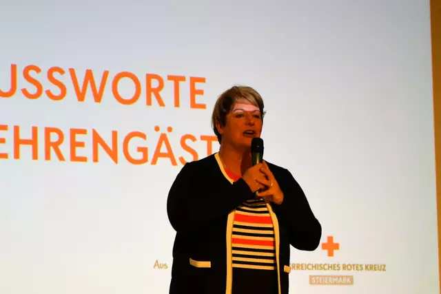 Gemeindebundobfrau Bgm. Maria Skazel | Foto: Rotes Kreuz/Schrempf-Güttinger