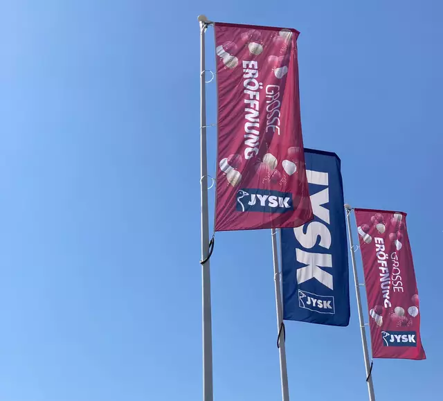 Zur Eröffnungswoche bietet JYSK Rabatte von bis zu minus 70%. | Foto: JYSK