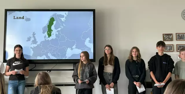 Die 4. Klassen beschäftigten sich mit Skandinavien. | Foto: EMS Peilstein