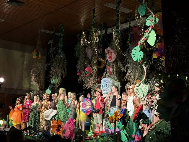 Die 2a Klasse der Musikmittelschule Gratwein zeigte großes Können bei einer spannenden Musicalaufführung.  | Foto: privat