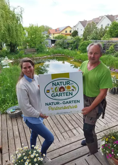 Barbara Friess (Natur im Garten) und Max Mieczyslaw-Olchowy. | Foto: Olchowa