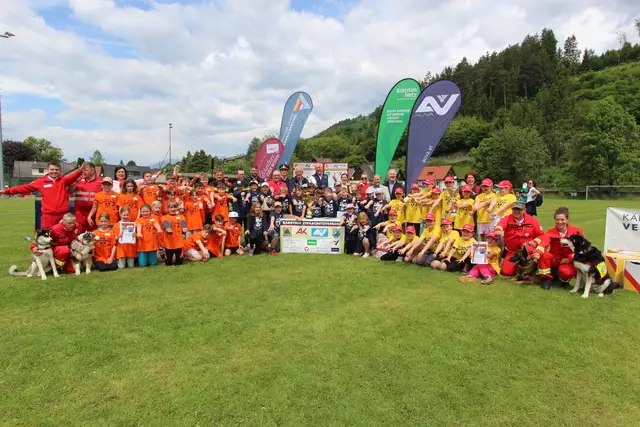 1. Platz VS Feistritz/Drau  (Mitte), 1. Platz VS Velden 4a (links), 3. Platz VS Goritschach (rechts) | Foto: KZS/AUVA M. Lippitsch/Adrian Hipp