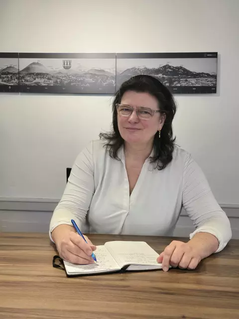 Christi Degen, Geschäftsführerin der MAREG, leitet auch den Verein Reutte gestalten.
| Foto: Gem. Reutte