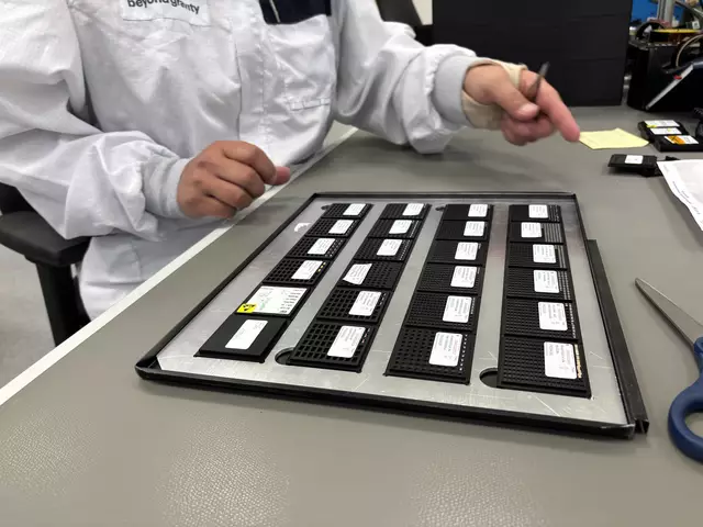 Schutzkleidung ist Pflicht beim Hantieren mit der sensiblen Technologie. | Foto: Michael Marbacher/MeinBezirk