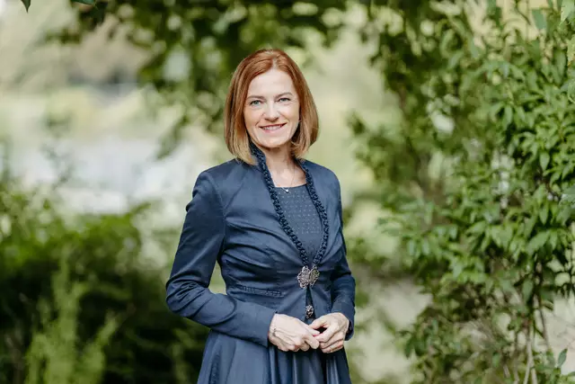 Die erste weibliche Chefin des steirischen Bauernbundes in 125 Jahren: Simone Schmiedtbauer. | Foto: Michaela Lorber