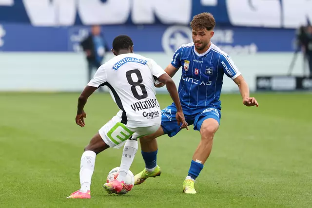 Malick Yalcouyé etablierte sich früh als Stammspieler in Graz, jetzt wurde er zum "Newcomer des Jahres gewählt".  | Foto: GEPA