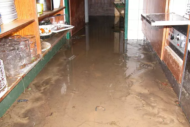 Zwei Fluten, im Mai und Juli 2005, richteten in Pabneukirchen große Schäden an.   | Foto: Robert Zinterhof