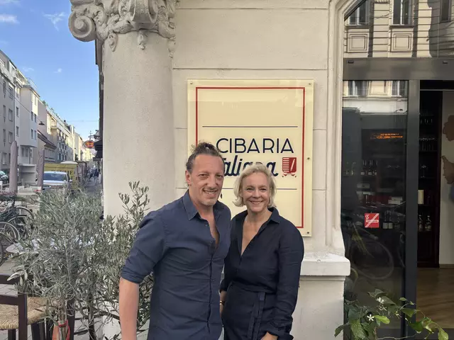 Inhaber Mario Colombelli und Inhaberin Anita Rehberger. | Foto: Scheiber/MeinBezirk