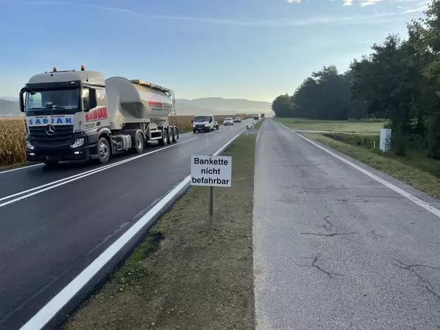 Seit dem Jahr 2021 wird auf der Packer Bundesstraße die Fahrbahn zurückgebaut. (Archivfoto) | Foto: RMK
