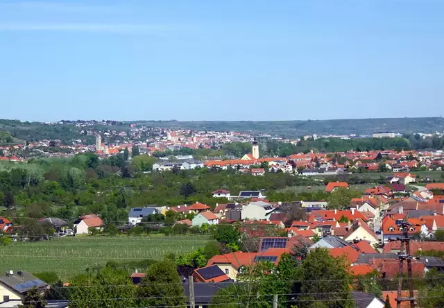 Auf dem Rückweg ein letzte Blick nach Krems
