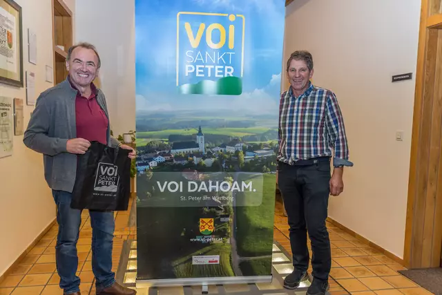 Vizebürgermeister Ernst Breitenfellner und Bürgermeister Engelbert Pichler (v.l.). In Herbt übernimmt Breitenfellner die Agenden von Pichler. | Foto: Alfred Hofer